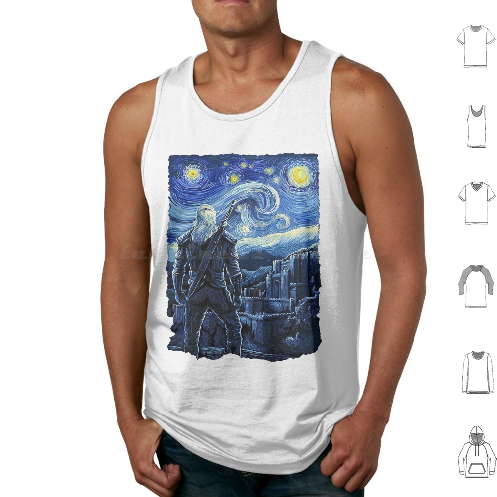 Wildman Hunting & Outdoor Robertson Photos - Starry Night Tank Tops Vest Sleeveless
