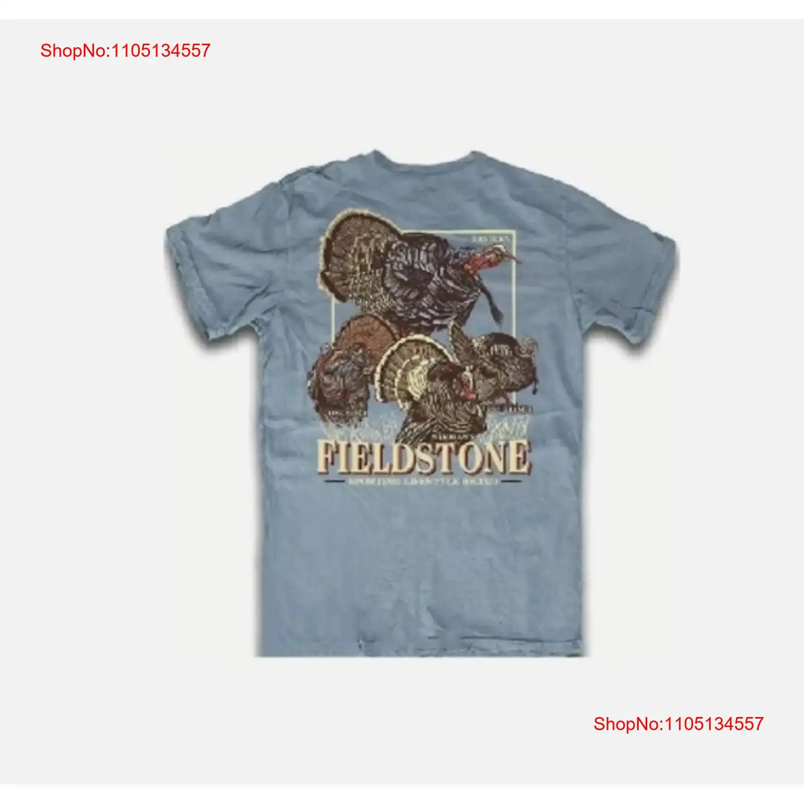 Wildman Hunting & Outdoor Robertson Photos - Fieldstone Turkey Hunting T Shirt Grand