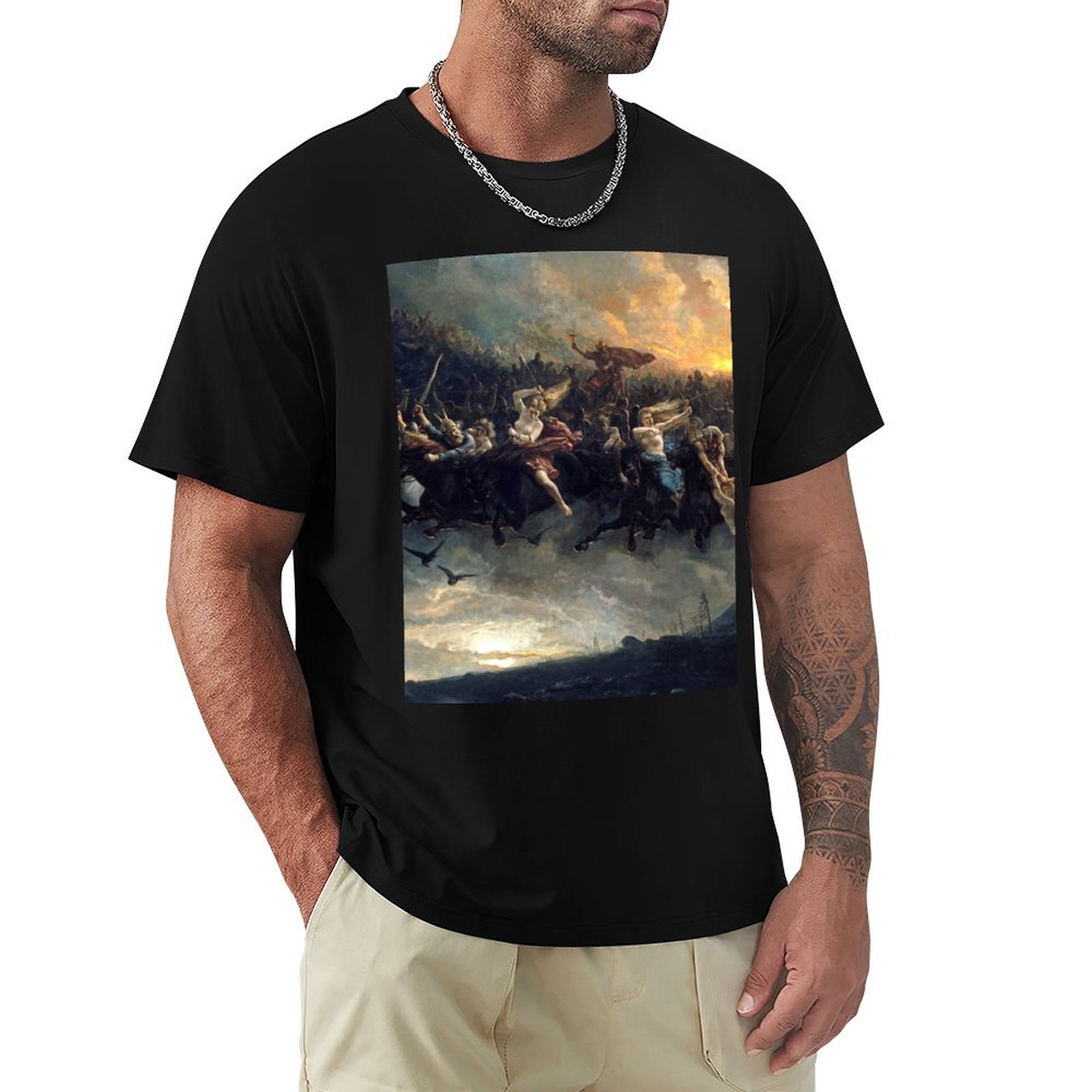 Wildman Hunting & Outdoor Robertson Photos - The Wild Hunt of Odin (1872),