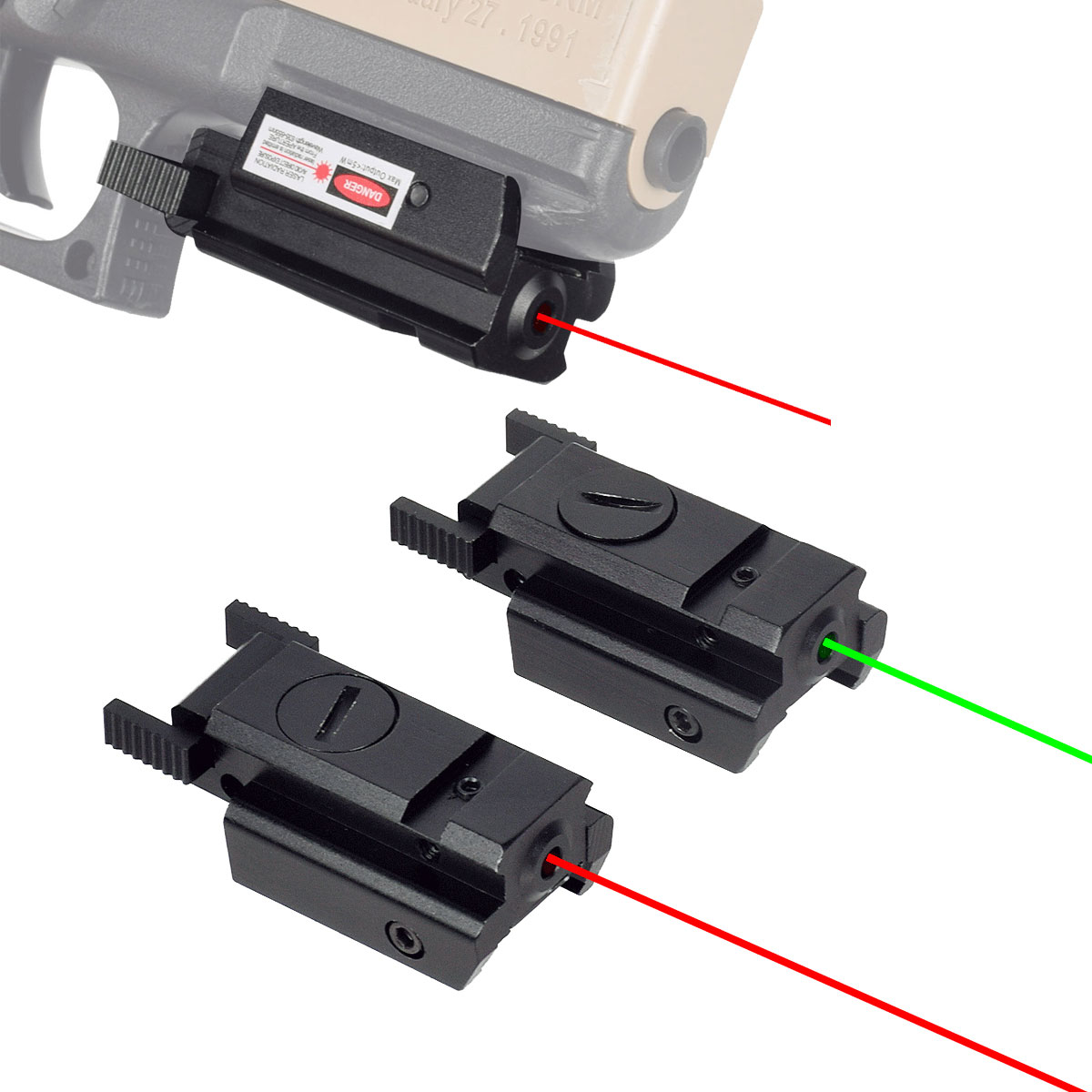 Outdoor Hunting Lab - Tactical Red Green Dot Laser Sight