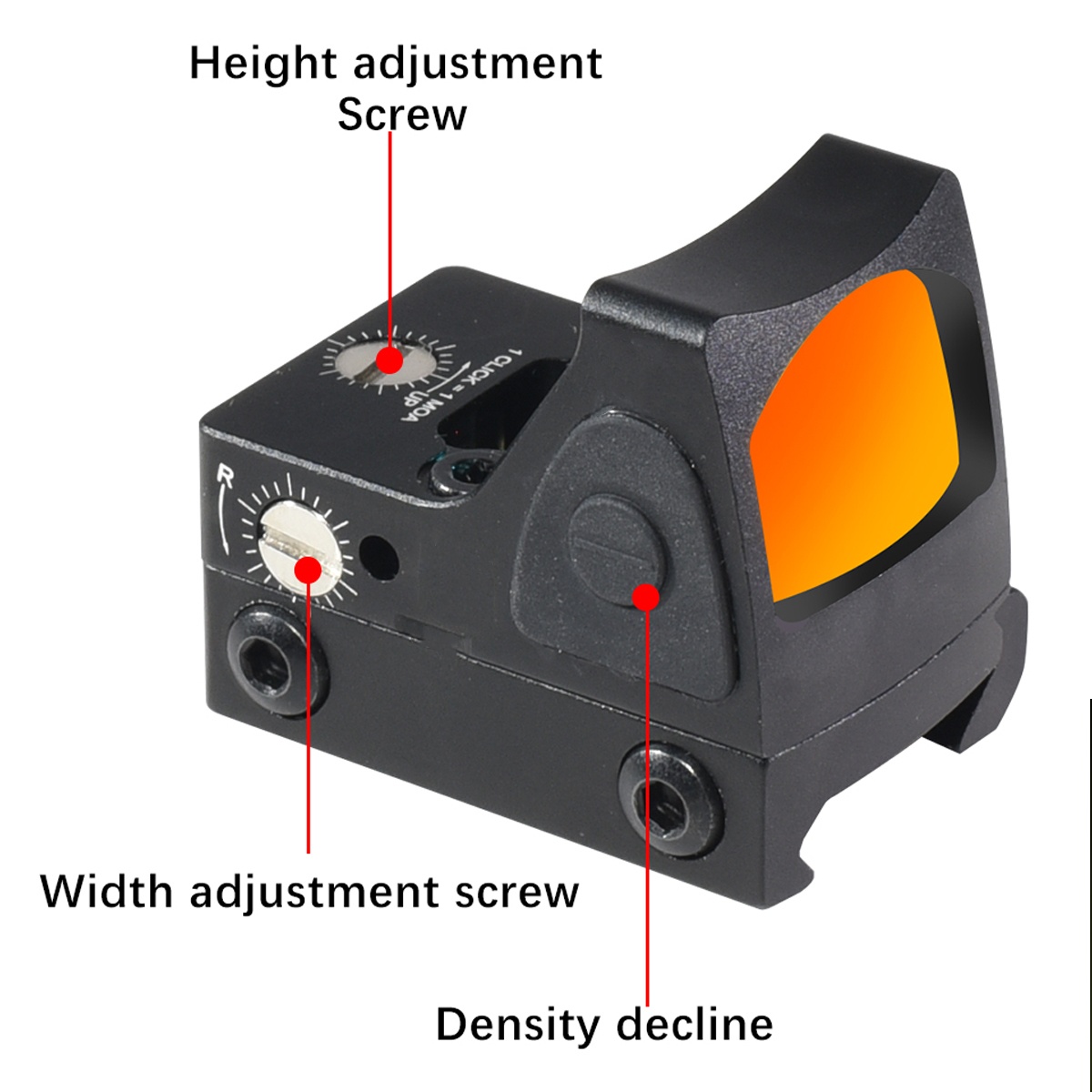 Mini Red Dot Sight Tactical Op - đánh giá và giá Outdoor Hunting Lab
