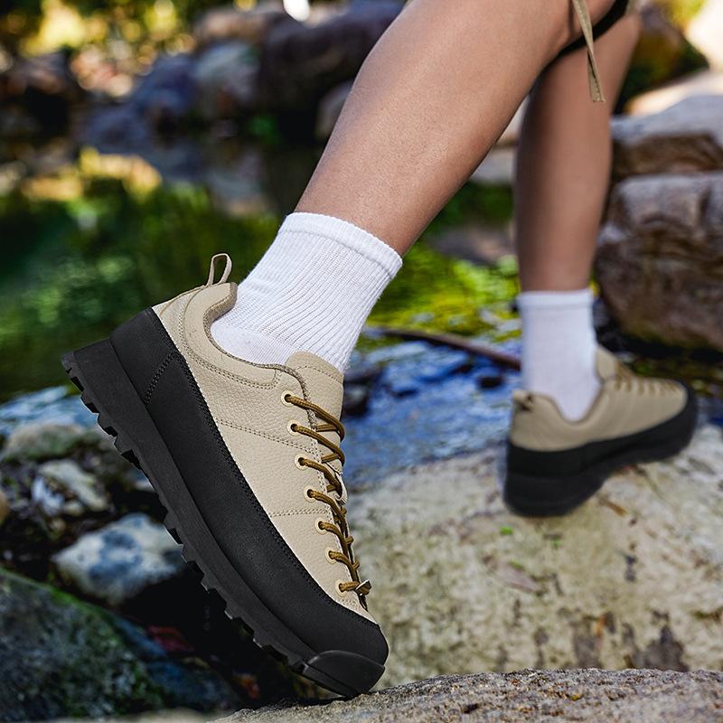 Trendy Leather Shoes Hiking Me - đánh giá và giá Hunting Outdoor Brand