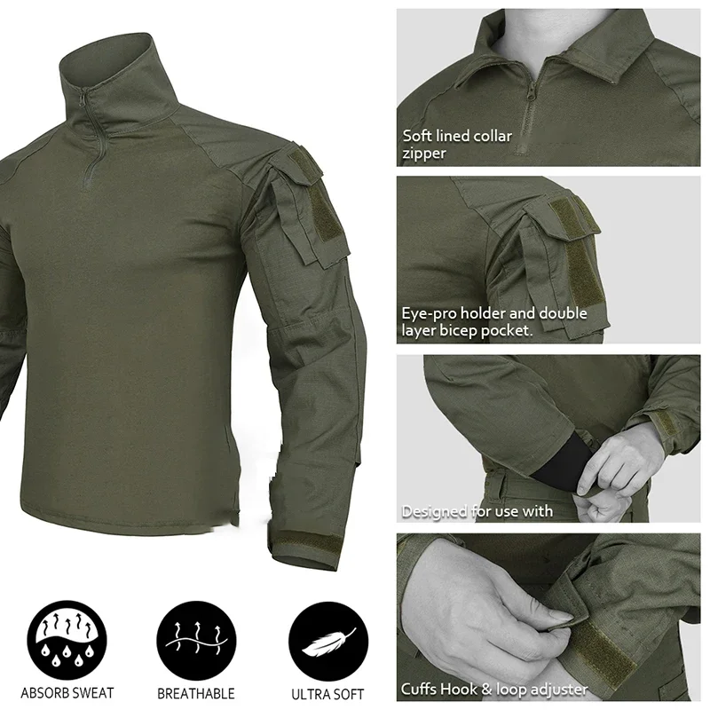 Outdoor tactical suit, camoufl - đánh giá và giá Outdoor Hunting Overalls