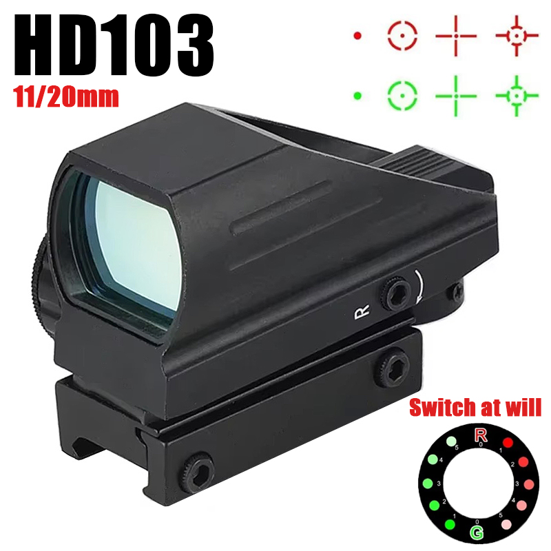 Tactical HD103 Red Green Dot 4 - đánh giá và giá Outdoor Hunting Lab