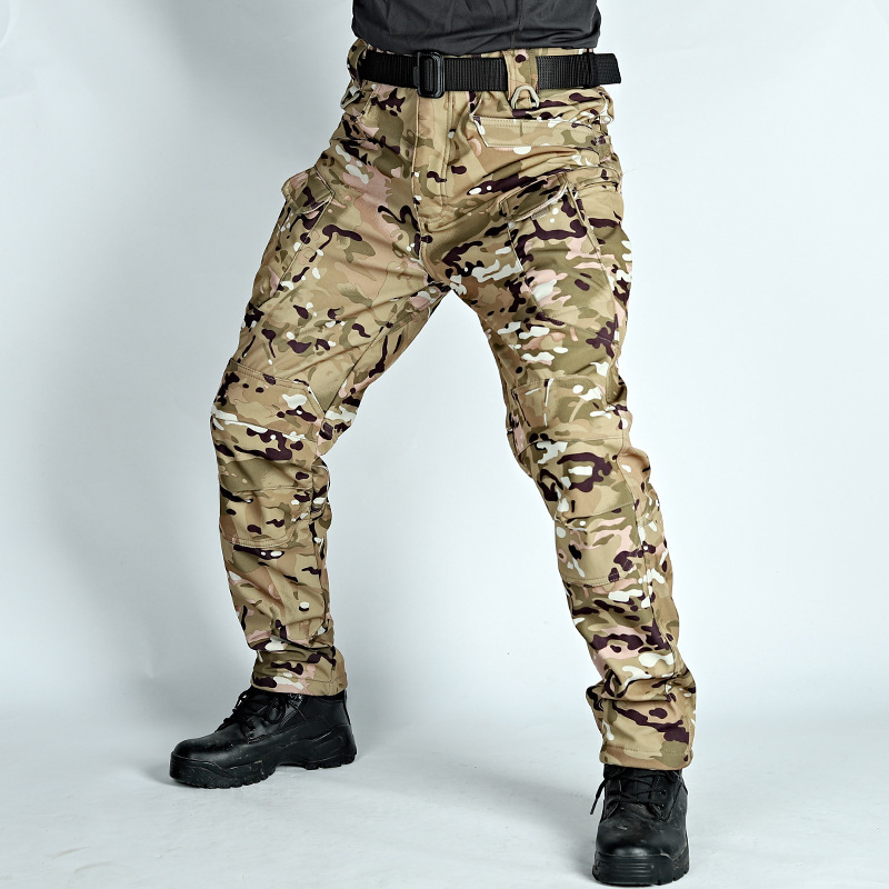 Men Tactical Cargo Pants Camou - đánh giá và giá Outdoor Hunting Overalls