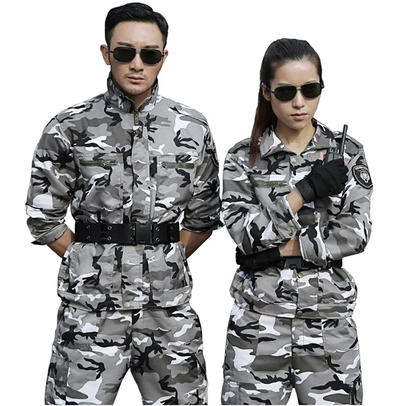 Men's and women's snow camoufl - đánh giá và giá Outdoor Hunting Overalls