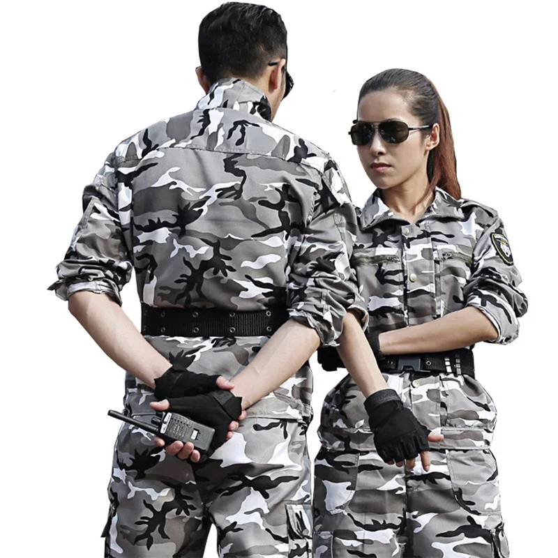 Men's and women's snow camoufl - đánh giá và giá Outdoor Hunting Overalls