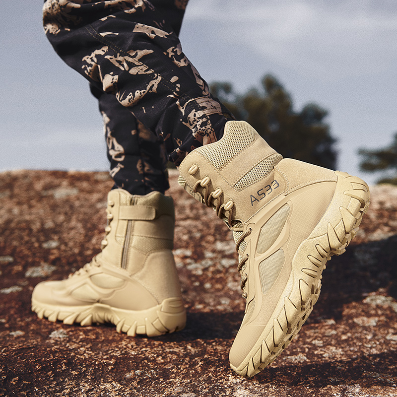 Men Tactical Boot Safety Anti- - đánh giá và giá Hunting Outdoor Brand