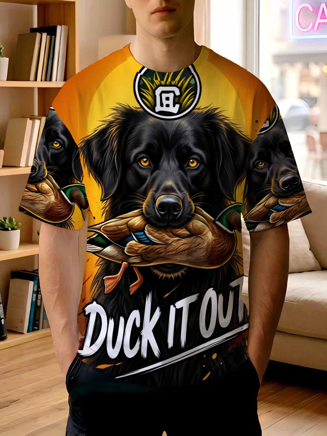 2026 new printed T-shirt Men's - đánh giá và giá Outdoor Hunting Graphic Tees