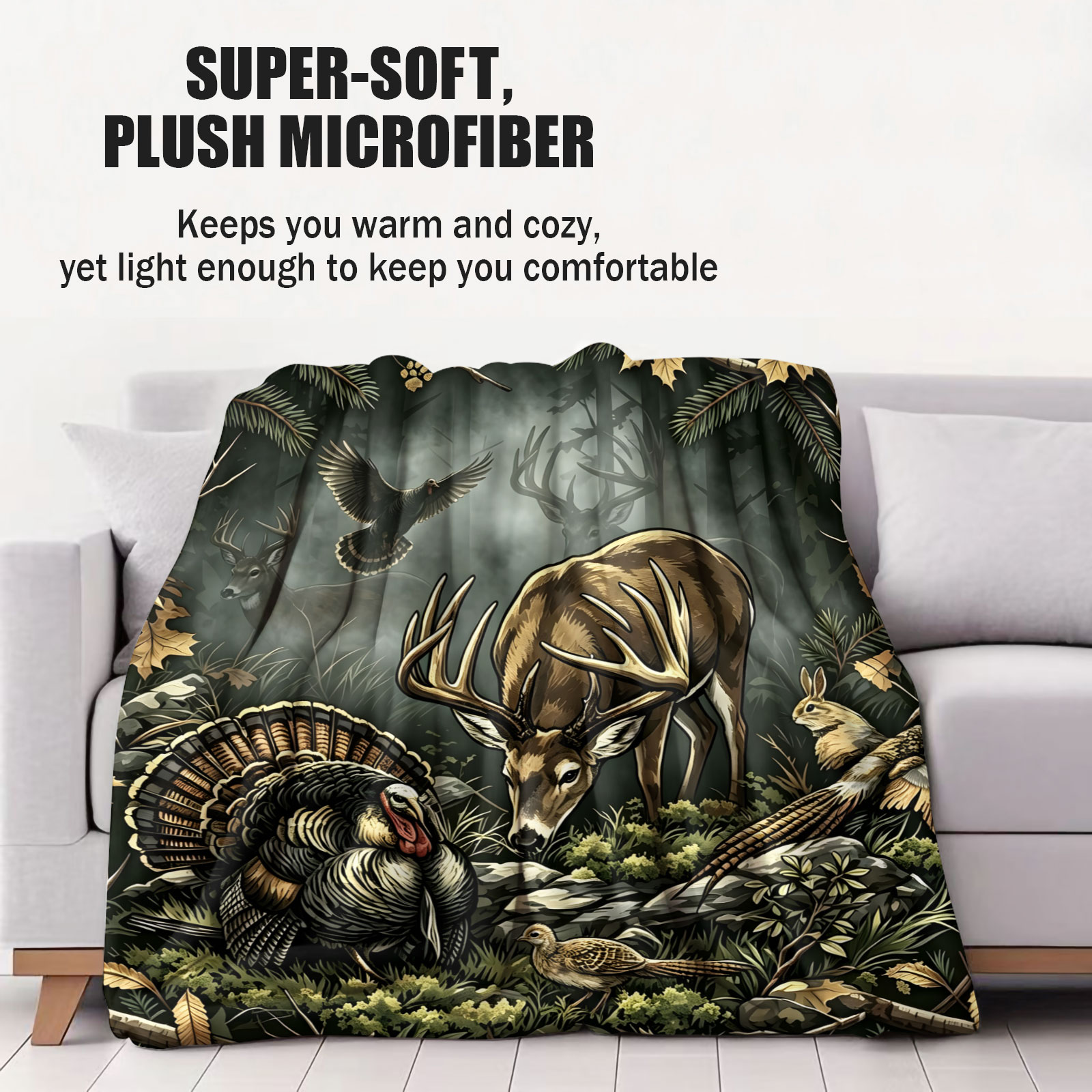 Vintage Woodland Animal Throw  - đánh giá và giá Wildman Hunting & Outdoor Robertson Photos