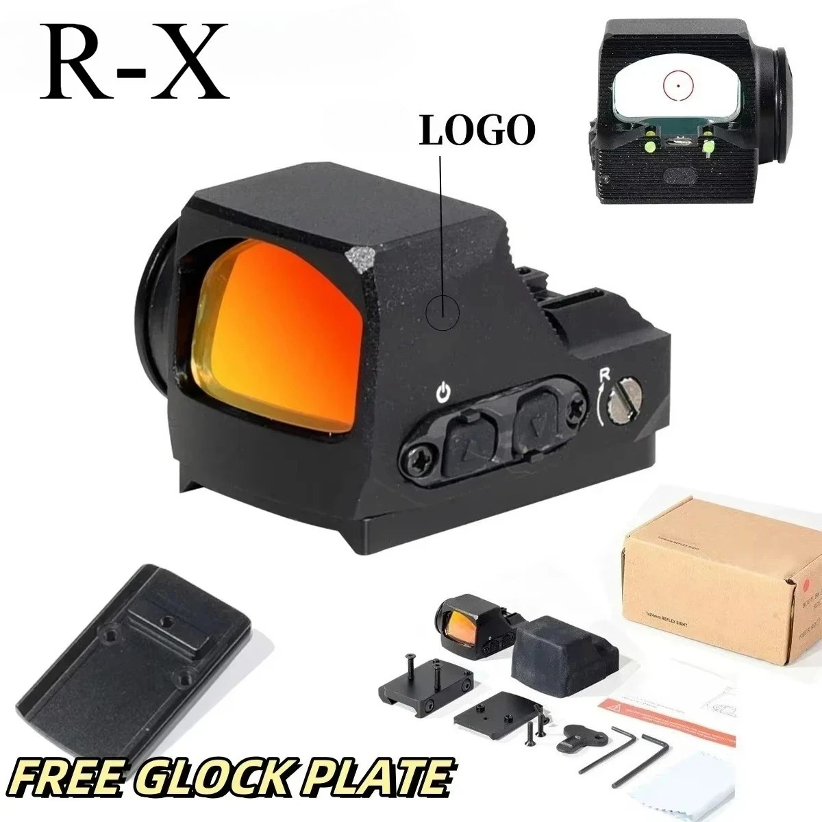 R-X Red Dot Sight 1x24mm RM Fo - đánh giá và giá Outdoor Hunting Lab