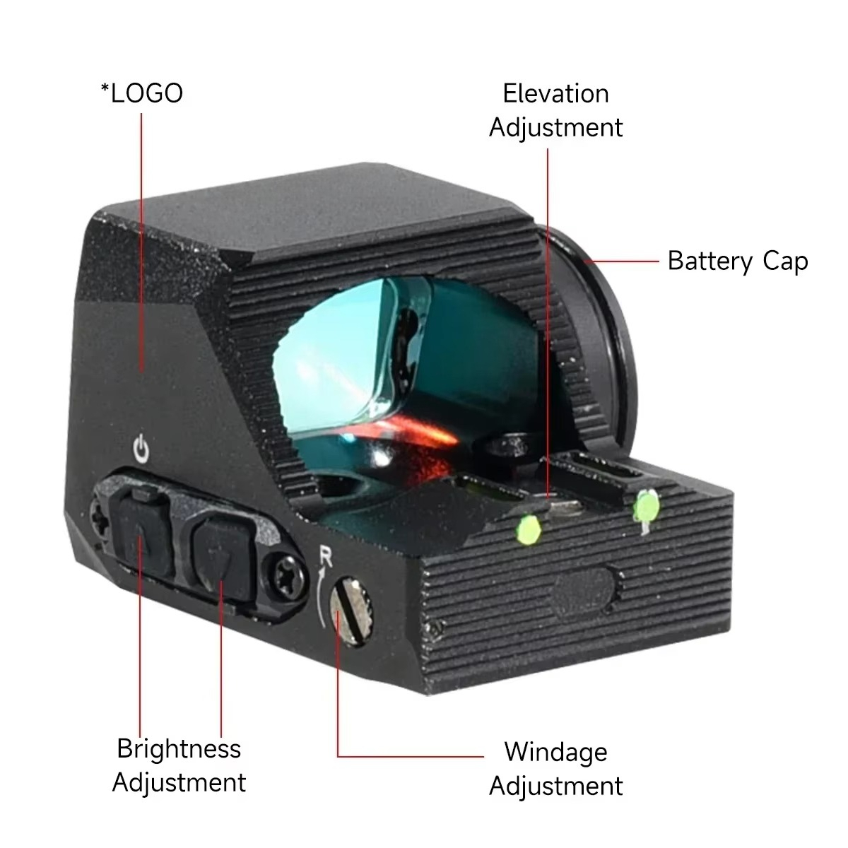 R-X Red Dot Sight 1x24mm RM Fo - đánh giá và giá Outdoor Hunting Lab