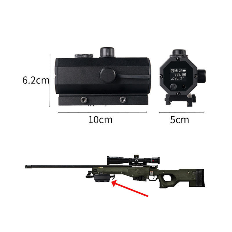 MINI8 Plug-in 1200m Ranging De - đánh giá và giá Rangefinder Laser Hunting