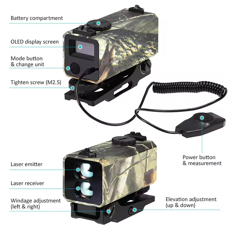 Mini Laser Automatic Range Fin - đánh giá và giá Rangefinder Laser Hunting