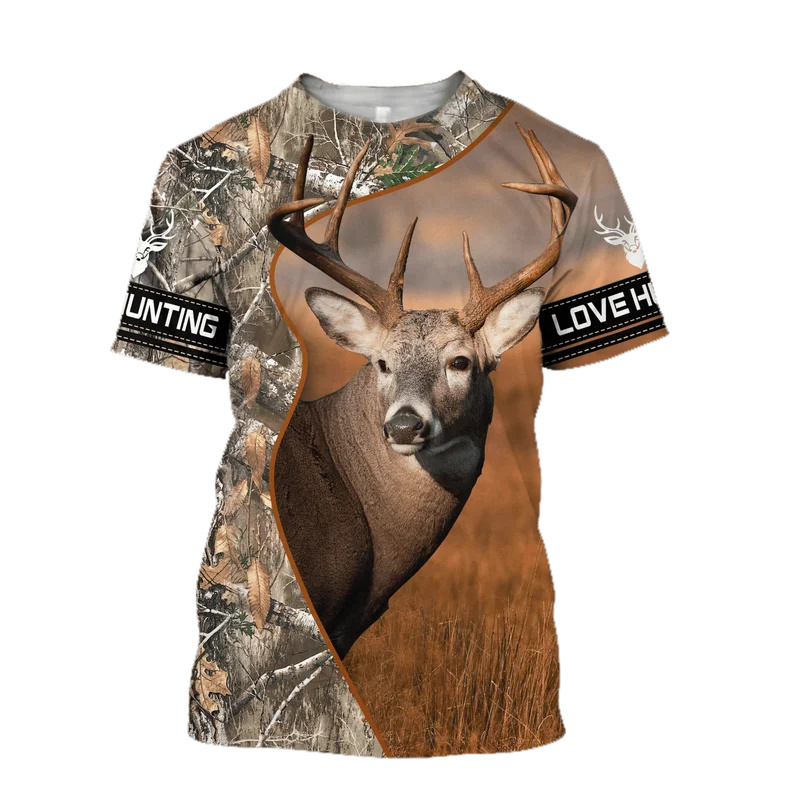 1 Piece Custom Your Picture El - đánh giá và giá Outdoor Hunting Graphic Tees