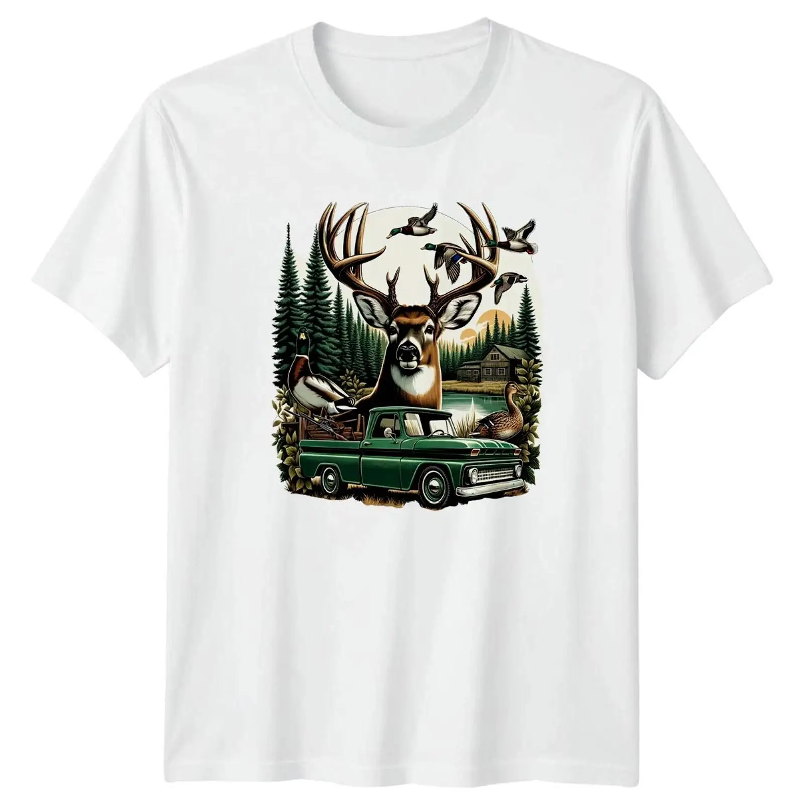Deer Duck Hunting Lodge Wilder - đánh giá và giá Outdoor Hunting Graphic Tees