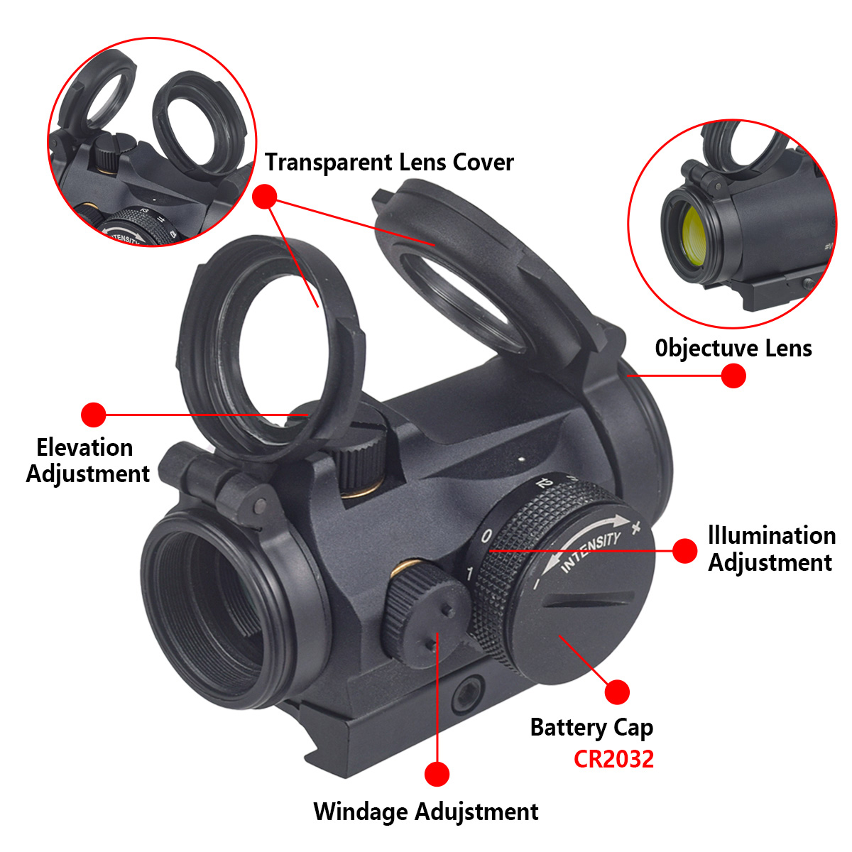 Tactical 2 MOA Red Dot Sight 1 - đánh giá và giá Outdoor Hunting Lab