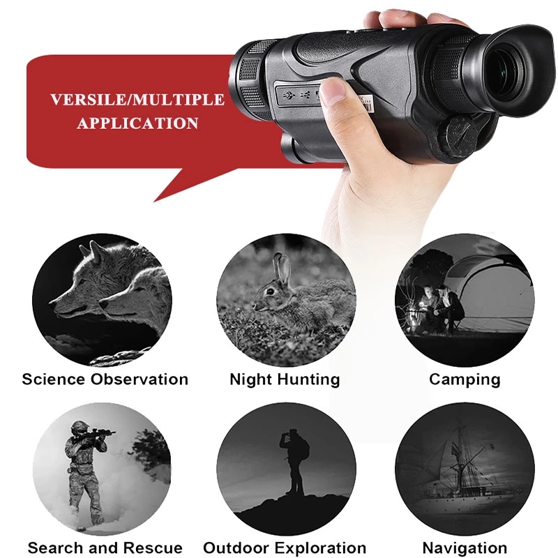 HD Digital Night Vision Monocu - đánh giá và giá Outdoor Hunting Images