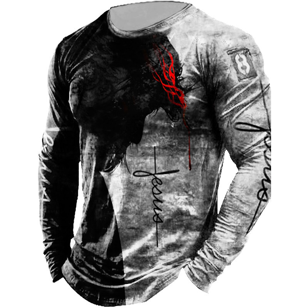 Men's Long Sleeve Graphics No  - đánh giá và giá Outdoor Hunting Graphic Tees